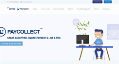 Desktop Screenshot of paygate.co.za